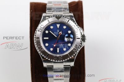 GM Factory 904L Rolex Yacht-Master Stainless Steel Case Blue Face 40mm 3135 Automatic Watch